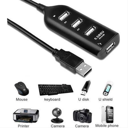 4 Port Usb Çoğaltıcı Çoklayıcı Hub Usb 2.0 Çoklama Pc Laptop