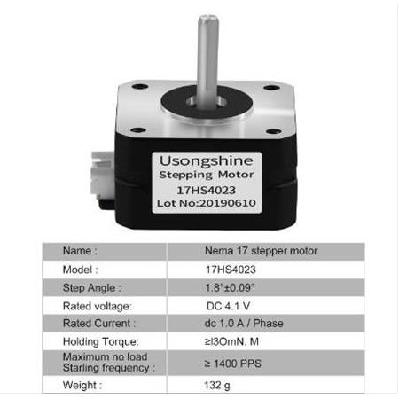 NEMA17-17HS4023-PANCAKE STEP MOTOR