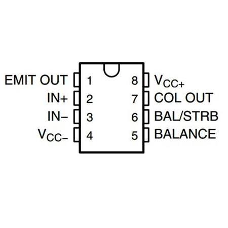 LM311P 5.1mA Komparatör Entegresi DIP8